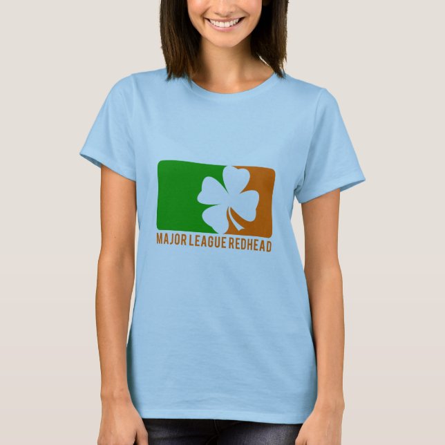 Major League Rödhårig Tee Shirt (Framsida)