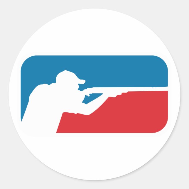 Major League Shooter Runt Klistermärke (Framsida)