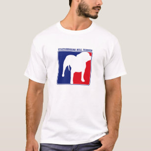 Major League Stafford Bull Terrier t-shirt