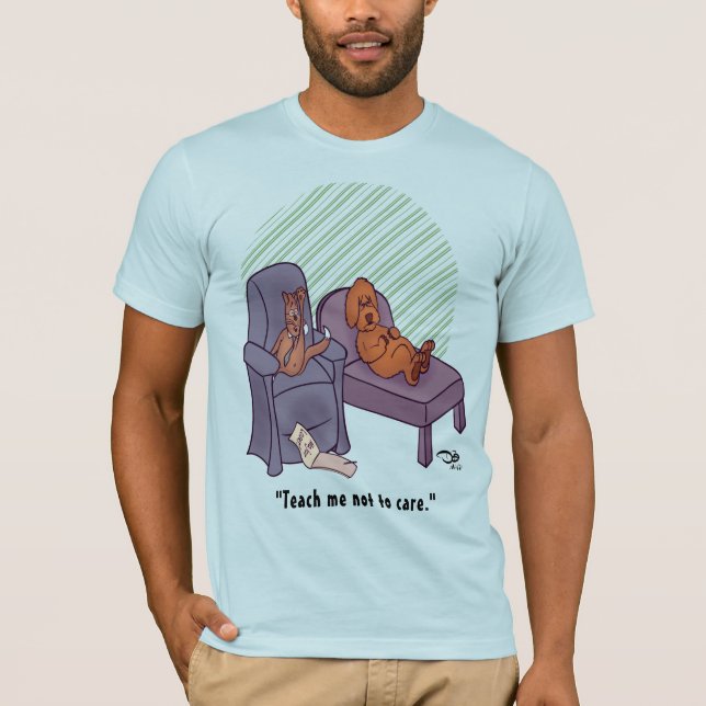 Major Loser Manar Light Blue T-Shirt (Framsida)