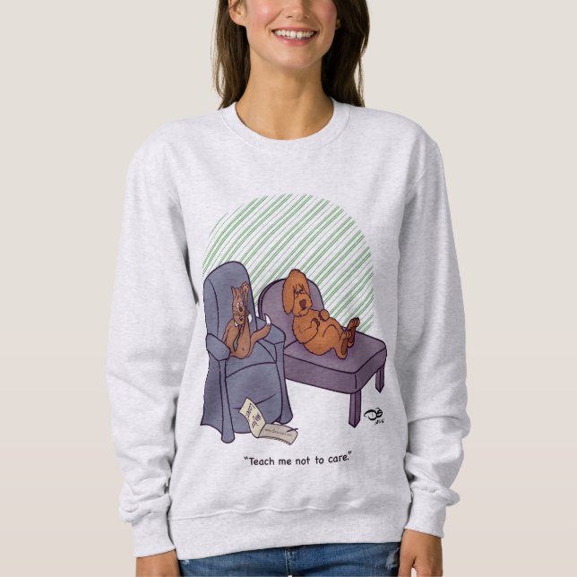 Major Loser Women's Ash Sweatshirt T Shirt (Framsida)