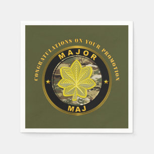 Major MAJ Promotion Pappersservett