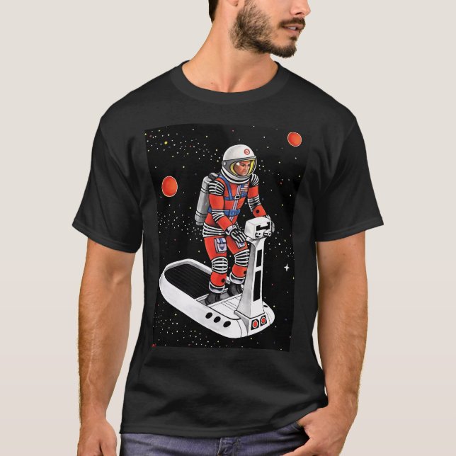 Major Matt Mason Space Sled T Shirt (Framsida)