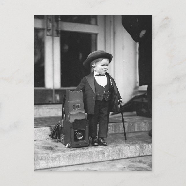 Major Mite, 1922 Vykort (Framsida)