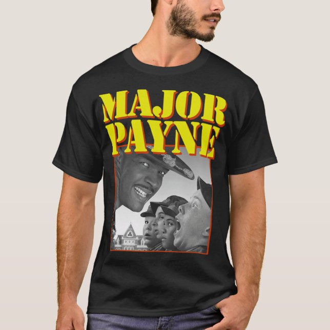 Major Payne Retro funny T Shirt (Framsida)