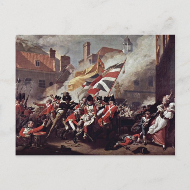 Major Peirsons död av John Singleton Cpeople Vykort (Framsida)