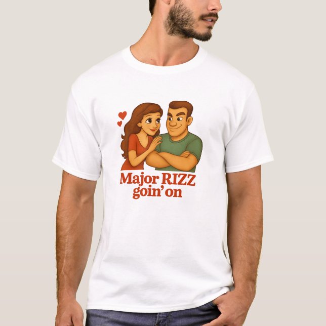 Major Rizz T-shirt (Framsida)
