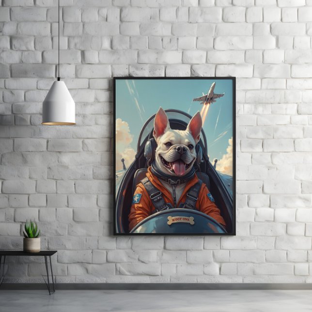 Major Woof Soars: Himmel Bone Patrol Poster (Skapare uppladdad)