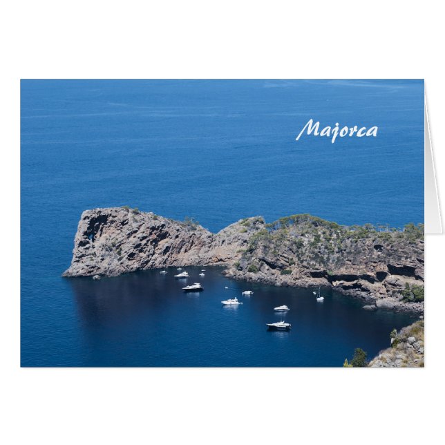 Majorca Hälsningskort (Framsidan Horizontal)
