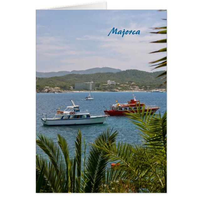 Majorca Hälsningskort (Framsidan)