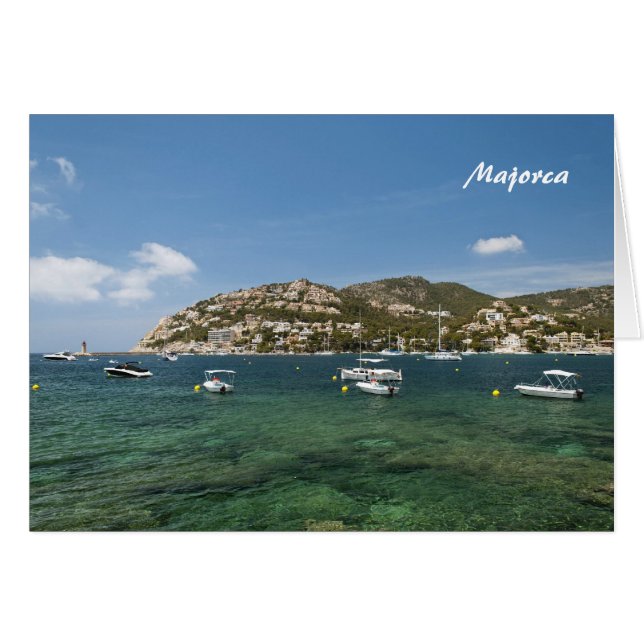 Majorca Hälsningskort (Framsidan Horizontal)