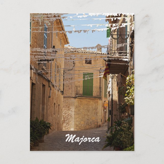 Majorca vycard vykort (Framsida)