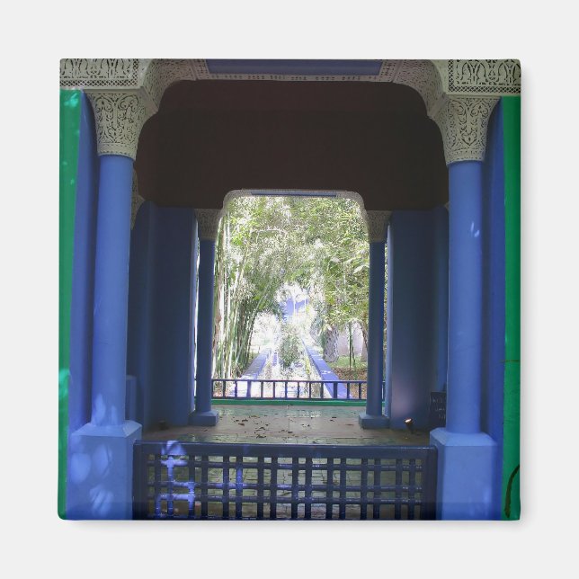 Majorelle Marrakesh Magnet (Framsidan)