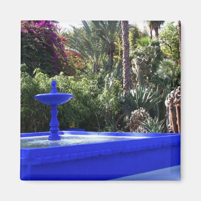 Majorelle-trädgård Magnet (Framsidan)