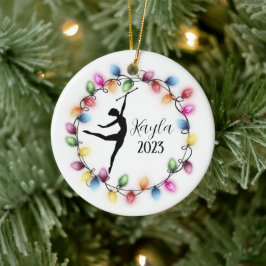 Majorette Baton Twirler jul Ornament