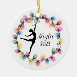 Majorette Baton Twirler jul Ornament