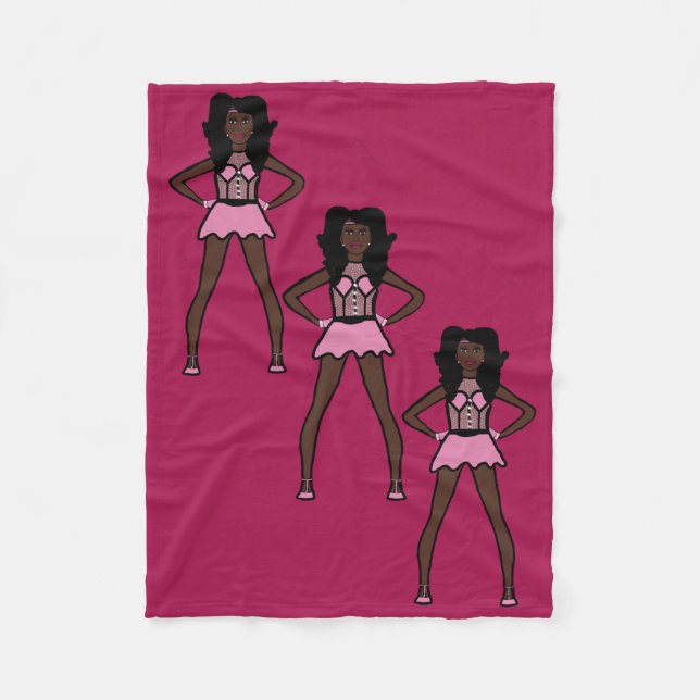 Majorette/ Dancer Fleece Blanket Cotton Candy 2 (Framsidan)
