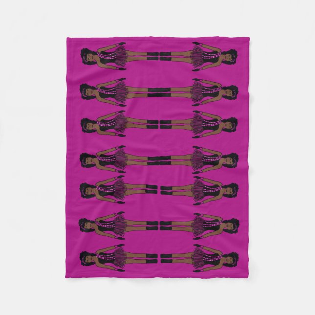 Majorette/ Dancer Fleece Blanket Fushia (Framsidan)