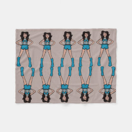 Majorette/ Dancer Fleece Blanket Turcos 2