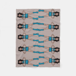Majorette/ Dancer Fleece Blanket Turcos 2