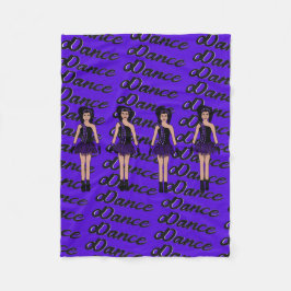 Majorette/ Dancer Fleece Blanket Violet