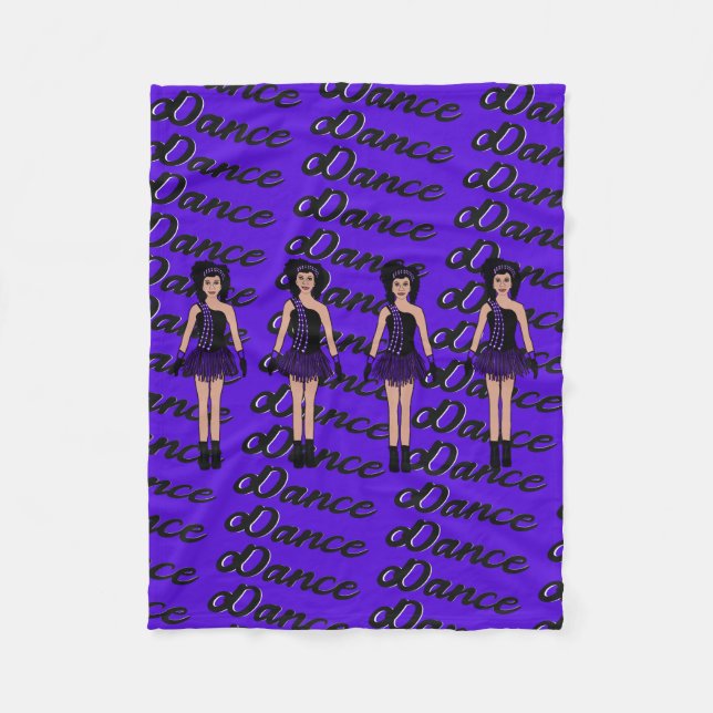 Majorette/ Dancer Fleece Blanket Violet (Framsidan)