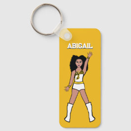Majorette/ Dancer Keychain Gult Hornet B Nyckelring