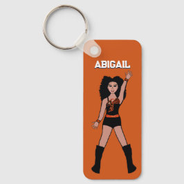 Majorette/ Dancer Keychain Orange Hornet B Nyckelring