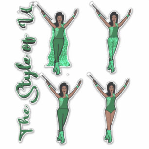 Majorette Gnistra Stickers (Äpple 2) Klistermärken