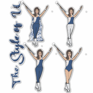 Majorette Gnistra Stickers (Azul Spark) Klistermärken
