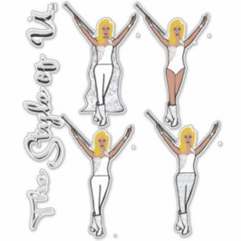 Majorette Gnistra Stickers (ised 3) Klistermärken
