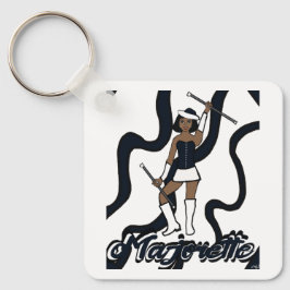 Majorette Keychain/ Black Nyckelring