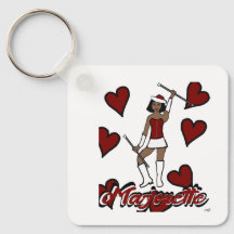 Majorette Keychain/ Red