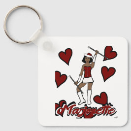 Majorette Keychain/ Red Nyckelring