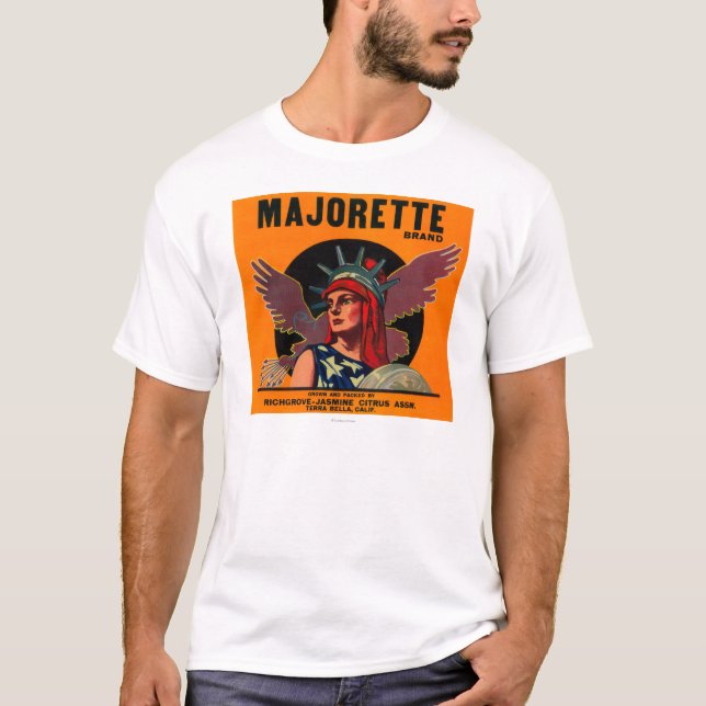 Majorette orange LabelTerra Bella, CA Tröja (Framsida)