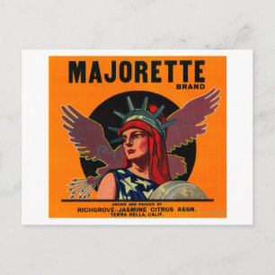 Majorette Orange LabelTerra Bella, CA Vykort