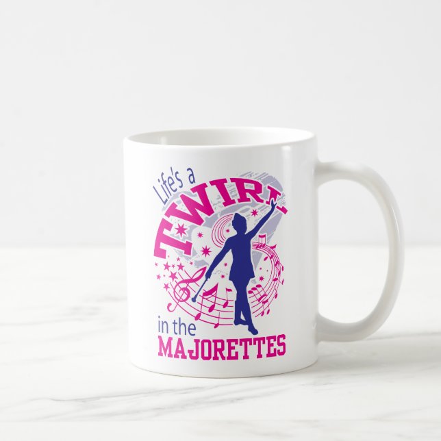 Majorettes, Baton Twirlers Kaffemugg (Höger)