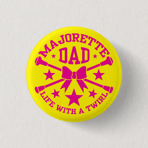 Majorettes Majorette Pappa Badge Knapp