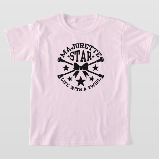 Majorettes, Majorette Star, korsade batonger Tröja (Laydown)