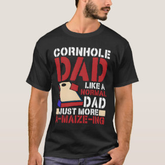 MajsHål Pappa Normal Pappa Bara Majs-Igiltig Majs T Shirt