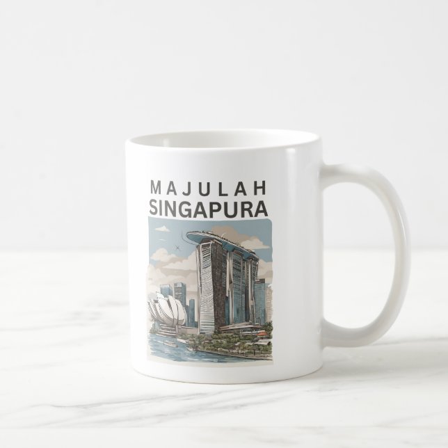 Majulah Singapore Kaffemugg (Höger)
