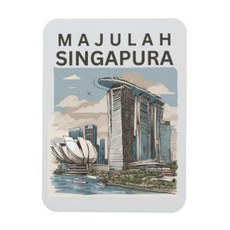 Majulah Singapore Magnet