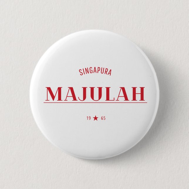 Majulah Singapura-firande  Knapp (Framsida)