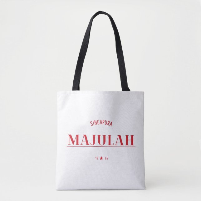 Majulah Singapura-firande  Tygkasse (Framsida)