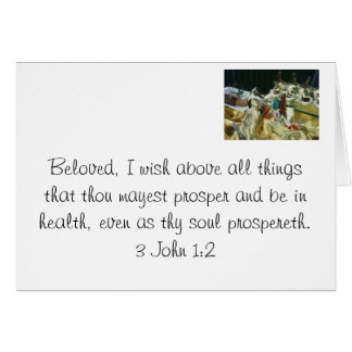 Majvälsigna dig dig med välstånd OBS kort