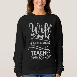 Maka Akita Mamma Lärare Rolig hund Älskare T Shirt