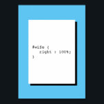 Maka är alltid CSS för Höger Poster<br><div class="desc">Höger är alltid CSS pun. Den här poster är perfekt för dekoration hemma,  på kontor,  vid start eller på arbetsplatsen.</div>