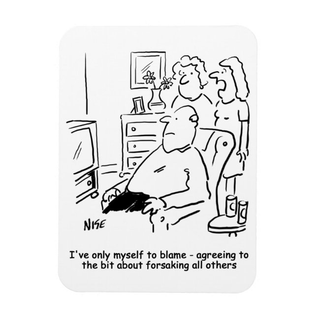 Maka beklagar hennes löften från bröllop magnet (Vertikal)