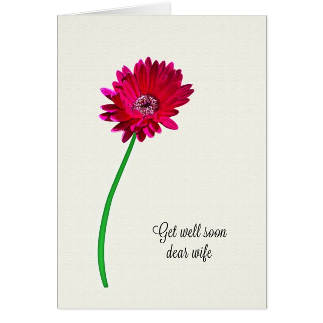 Maka blir snart målad blomma hälsningskort (Framsidan)