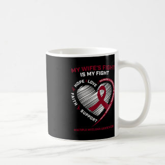 Maka Blood Cancer Min fru kämpar mot Många Myeloma Kaffemugg